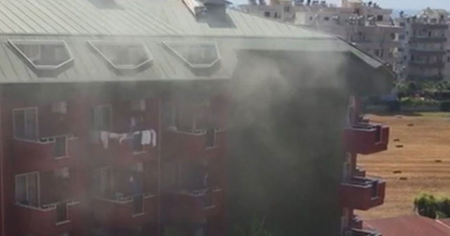Alanya’da otel yangını korkuttu