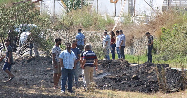 Antalya&#039;da tarlada yangın çıktı