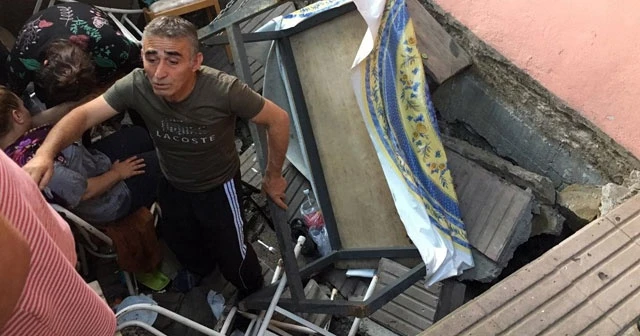 Bahçe keyfi kötü bitti