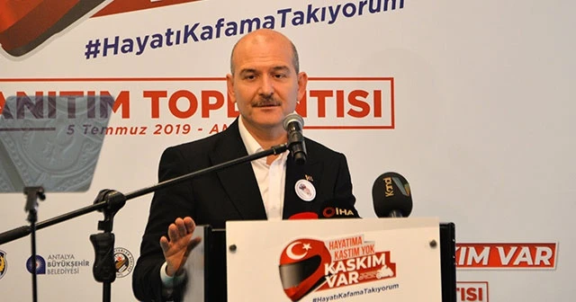 Bakan Soylu, 'Hayatıma Kastım yok, Kaskım Var' projesini başlattı
