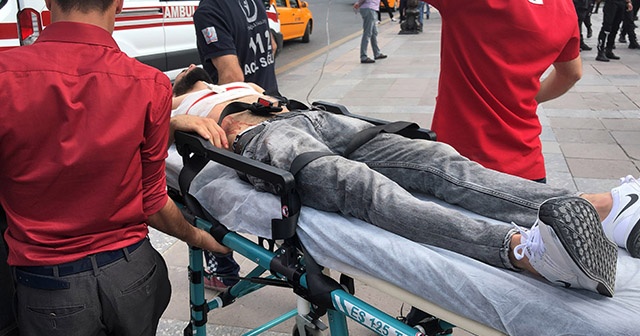 Ankara&#039;da ‘yan baktın’ kavgası kanlı bitti: 1 yaralı