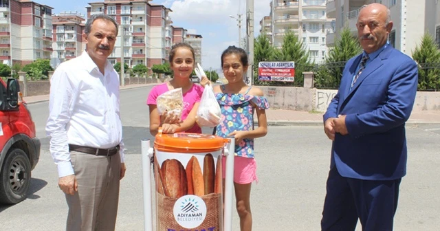 Bayat ekmekler doğada hayvanlara yem olacak