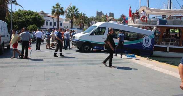 Bodrum&#039;da bir garip kaza