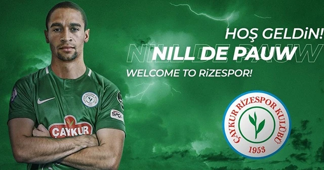 Çaykur Rizespor, Nill De Pauw’i renklerine bağladı