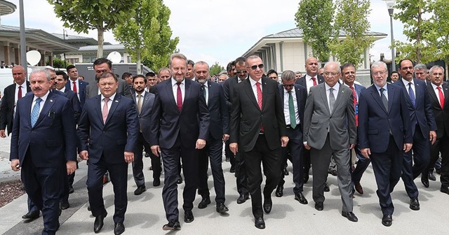 Cumhurbaşkanı Erdoğan, 15 Temmuz özel oturumu izlemek üzere TBMM&#039;de