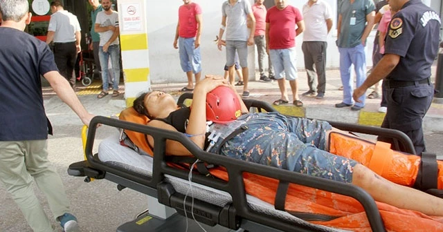 Fethiye’de kayalıklardan düşen turist helikopterle kurtarıldı