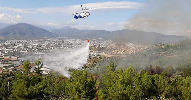 Fethiye’deki orman yangını söndürüldü