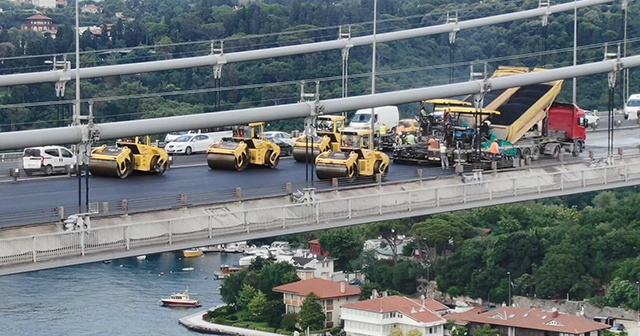 FSM&#039;de 4 şeridin asfaltı döküldü