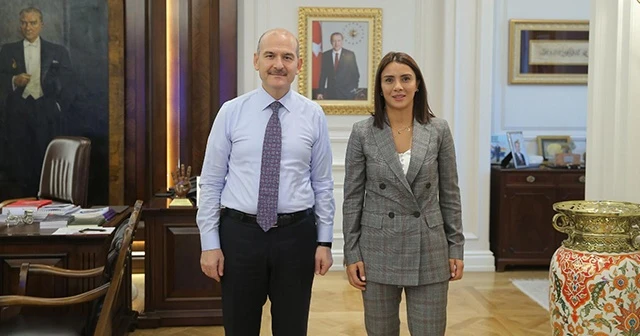 Sabriye Şengül'den İçişleri Bakanı Süleyman Soylu'ya ziyaret