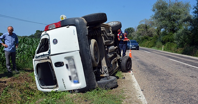 Sinop’ta trafik kazası