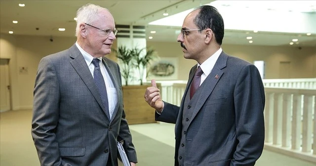Sözcü Kalın James Jeffrey’i kabul etti