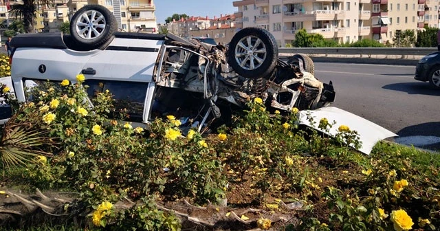 Takla atan otomobilde can pazarı