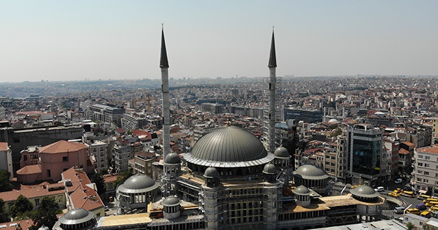 Taksim Camii’nin büyük bölümü tamamlandı