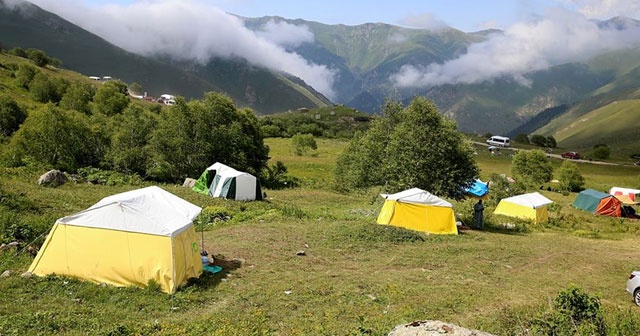 Turiste kiraladığı çadır geçim kaynağı oldu