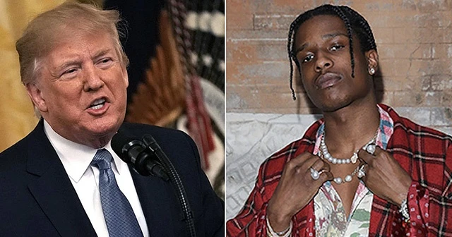Ünlü rapçi İsveç'te gözaltına alındı! Trump devreye girdi
