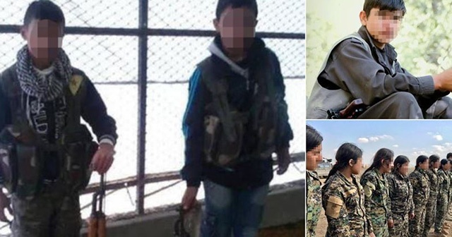 YPG/PKK çocukları savaşçı yaptı!