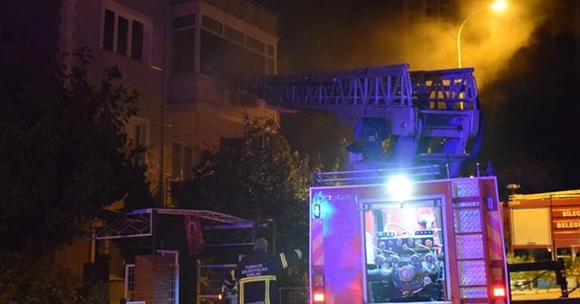 Akılalmaz olay! 'Evi yaktım, ben gidiyorum'
