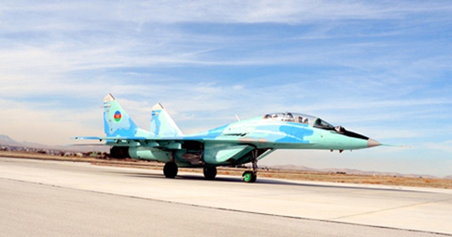 Azerbaycan&#039;da düşen savaş uçağının enkazı tespit edildi