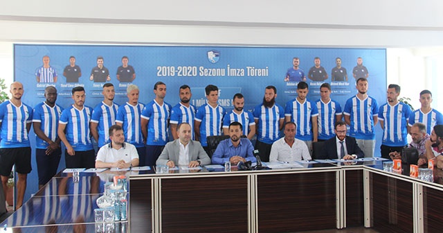 BB Erzurumspor 15 futbolcu ile sözleşme imzaladı