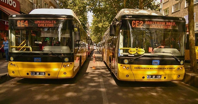 Diyarbakır'da 30 Ağustos'ta ulaşım ücretsiz