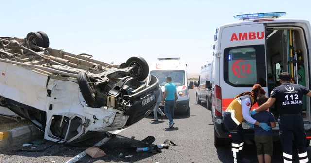Diyarbakır’da feci kaza: 1’i ağır 2’si çocuk 5 yaralı