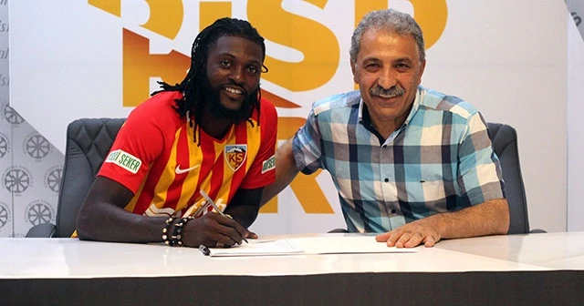 Emmanuel Adebayor imzayı attı