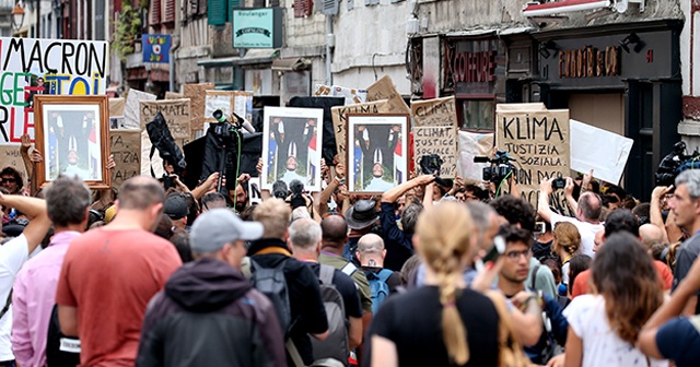 Fransa&#039;daki G7 protestolarında 68 gözaltı