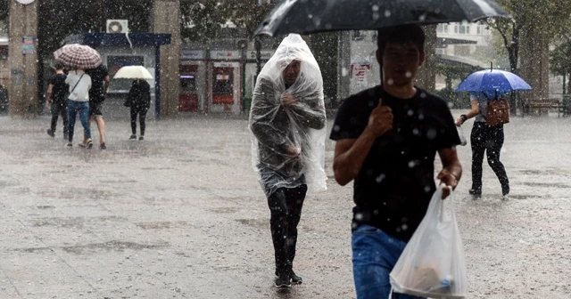 İstanbul’da yağmur manzaraları