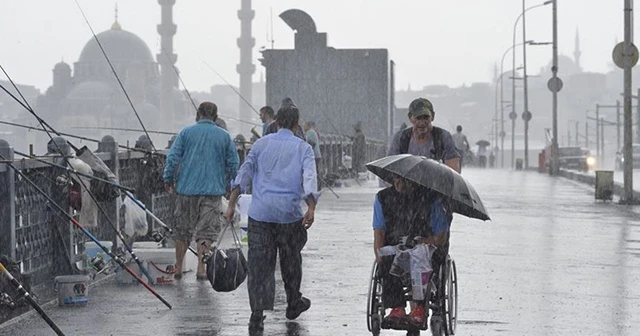 İstanbul için kuvvetli sağanak uyarısı