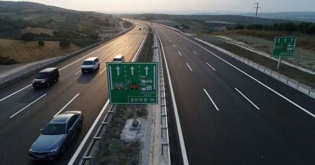 İstanbul-İzmir Otoyolu bayram trafiğini rahatlattı