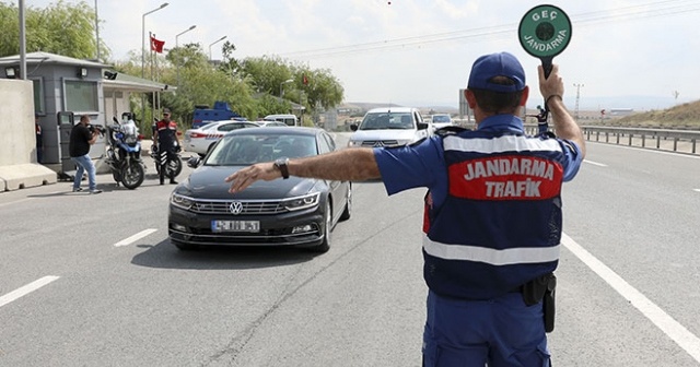 Jandarmadan bayram öncesi trafik denetimi