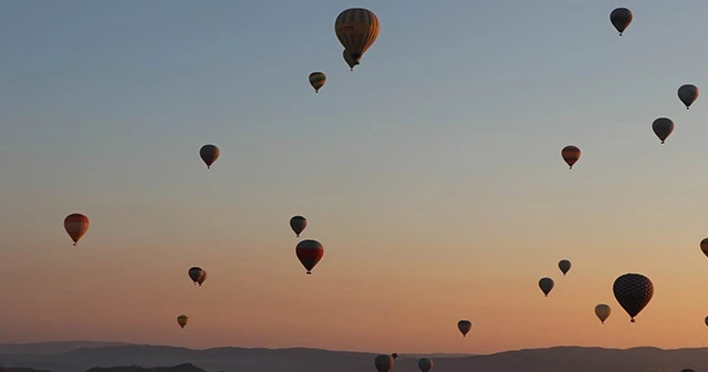 Kapadokya’da balon turları iptal edildi