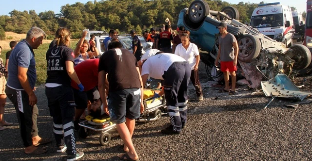 Kazada ağır yaralanan sürücü kurtarılamadı