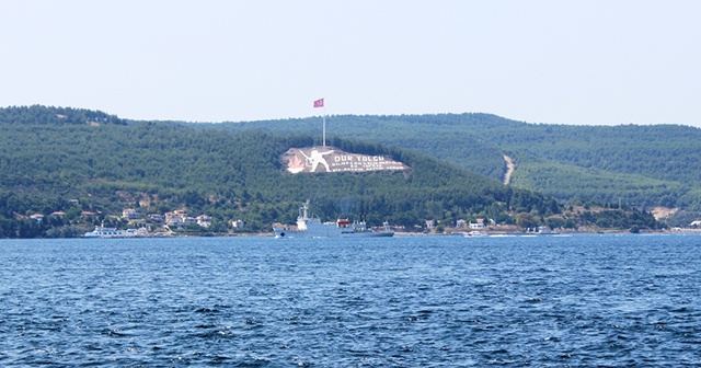 Rus istihbarat gemisi Çanakkale Boğazı’ndan geçti