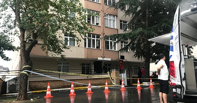 Sarıyer’de iki ana kolonu patlayan 6 katlı bina boşaltıldı