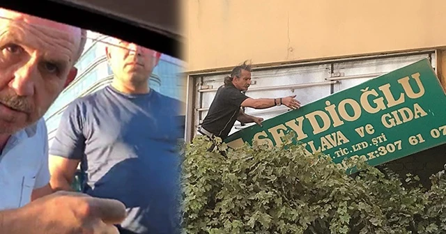 Seydioğlu Baklavaları’nın tabelaları indirildi