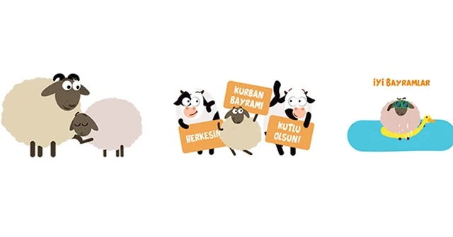 TAMBU'dan Kurban Bayramına özel yeni hareketli çıkartmalar