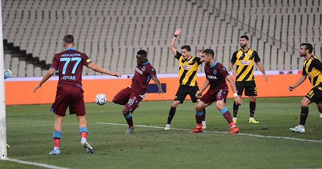 Trabzonspor AEK karşısında avantajı kaptı