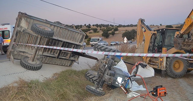 Traktör devrilmesi sonucu 1 kişi hayatını kaybetti
