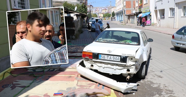 15 yaşındaki sürücü ortalığı birbirine kattı: 1 yaralı