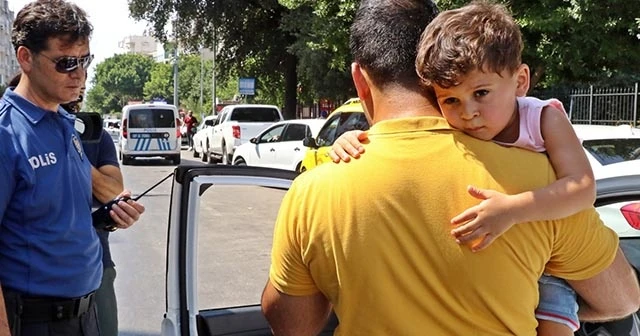 3 yaşındaki çocuk cam kırılarak kurtarıldı
