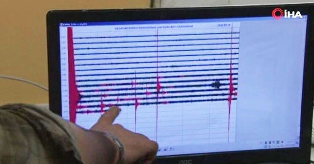 4.6’lık depremin grafiksel görüntüleri korkuttu