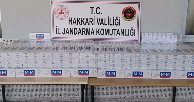 5 bin paket kaçak sigara ele geçirildi
