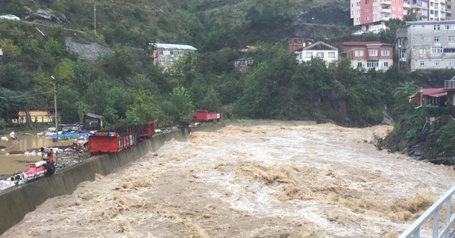 Artvin&#039;in Borçka ilçesinde sel