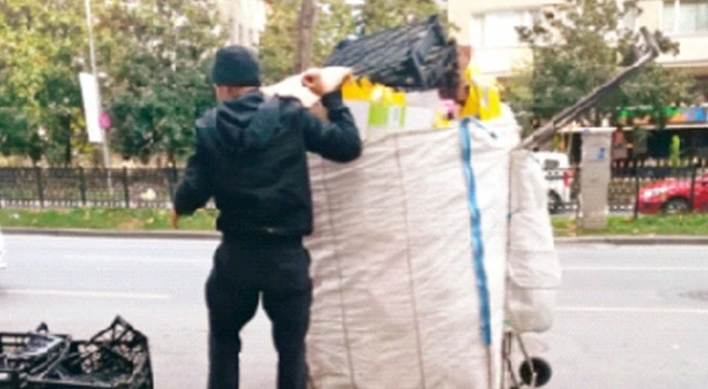 Atıkları toplayana statü yolda