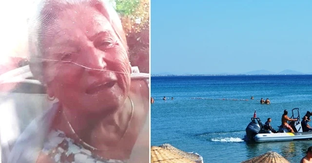Ayvalık’ta denizde kaybolan yaşlı kadının cesedi Midilli açıklarında bulundu
