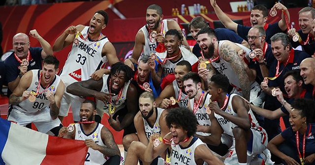 Basketbolda Fransa dünya üçüncüsü