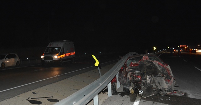 Çanakkale’de trafik kazası 1 yaralı