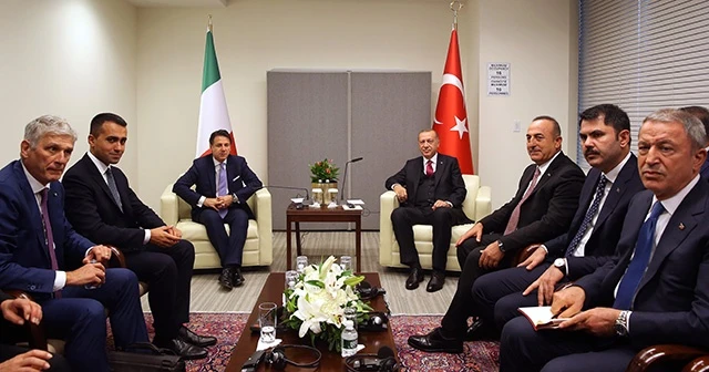Cumhurbaşkanı Erdoğan, Conte'yi kabul etti