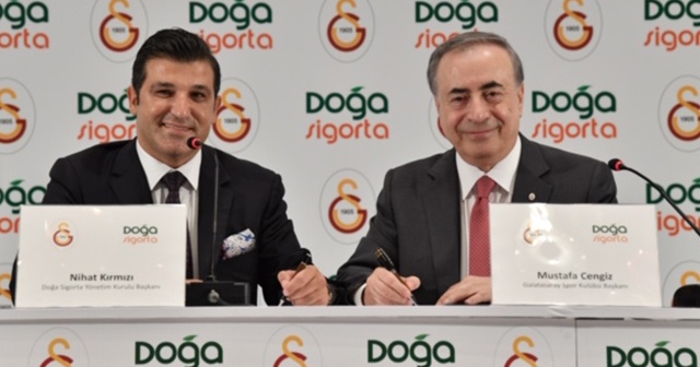 Galatasaray ile Doğa Sigorta'dan yeni sponsorluk anlaşması